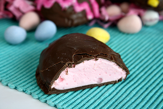 Butter With a Side of Bread: Homemade Chocolate Marshmallow Eggs