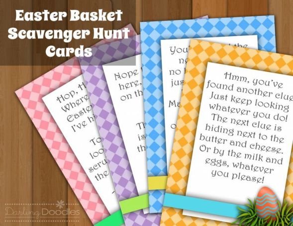 Easter Basket Scavenger Hunt