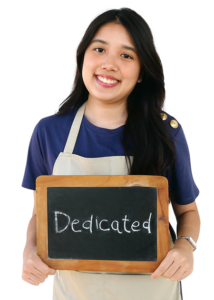 happy teacher at BEYC International School, Bangkok